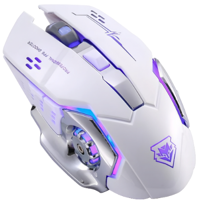 ماوس ألعاب RGB أبيض