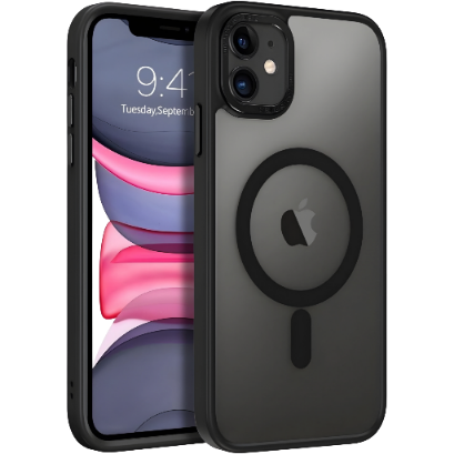 هاتف iPhone 11 بغطاء مغناطيسي